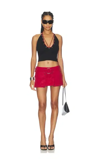 Free People X We The Free Micro Mini Suede Cargo Skort | Thumbnail 5 Free People X We The Free Micro Mini Suede Cargo Skort | Thumbnail 5