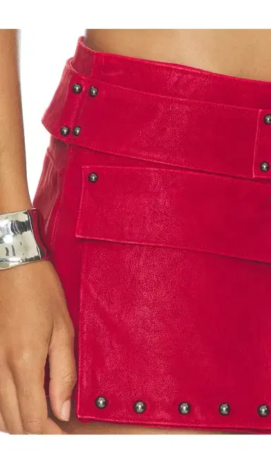 Free People X We The Free Micro Mini Suede Cargo Skort | Thumbnail 6 Free People X We The Free Micro Mini Suede Cargo Skort | Thumbnail 6