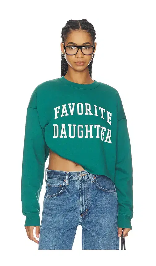 The Cropped Collegiate Sweatshirt
