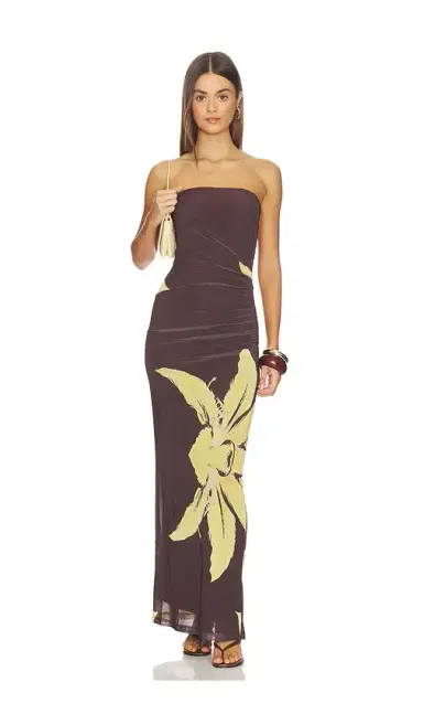 Bardot Ciera Strapless Mesh Dress | Thumbnail 1