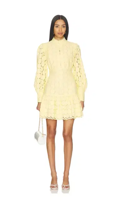 Bardot Remy Spot Lace Mini Dress | Thumbnail 1