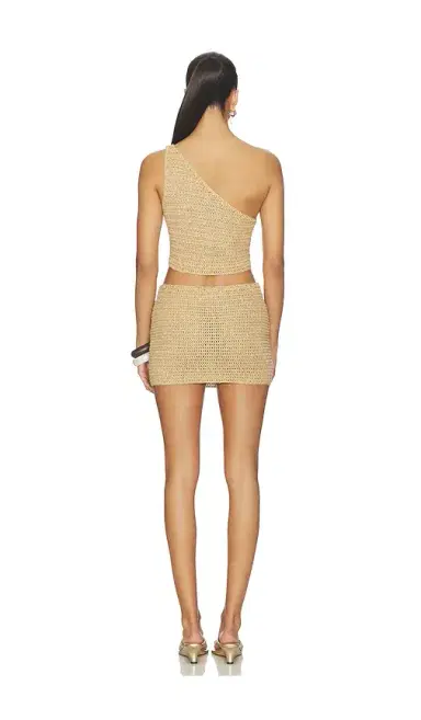 MORE TO COME Raine Crochet Mini Skirt Set | Thumbnail 3