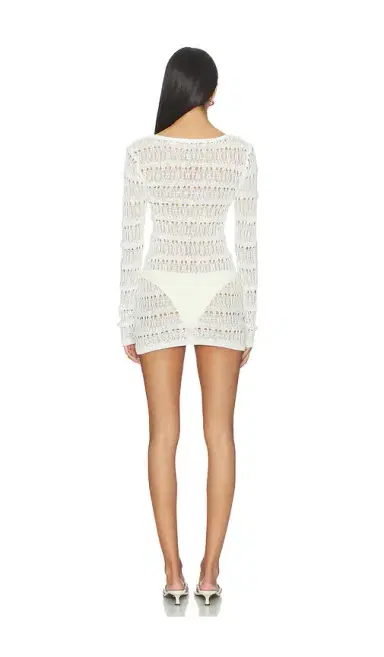 superdown Franny Crochet Mini Dress | Thumbnail 3 superdown Franny Crochet Mini Dress | Thumbnail 3