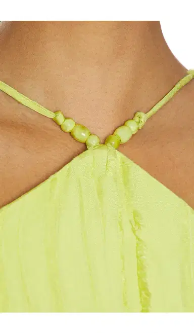 Yellow The Label Banyan Textured Mini Dress | Thumbnail 4 Yellow The Label Banyan Textured Mini Dress | Thumbnail 4