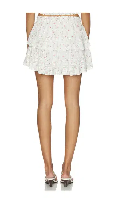 LoveShackFancy Ruffle Mini Skirt | Thumbnail 4 LoveShackFancy Ruffle Mini Skirt | Thumbnail 4