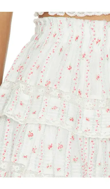 LoveShackFancy Ruffle Mini Skirt | Thumbnail 6 LoveShackFancy Ruffle Mini Skirt | Thumbnail 6