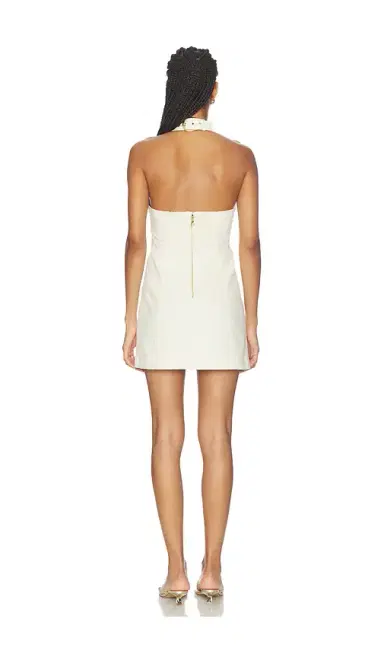 Alice + Olivia Alice + Olivia Solana Buckle Denim Halter Mini Dress | Thumbnail 3 Alice + Olivia Alice + Olivia Solana Buckle Denim Halter Mini Dress | Thumbnail 3