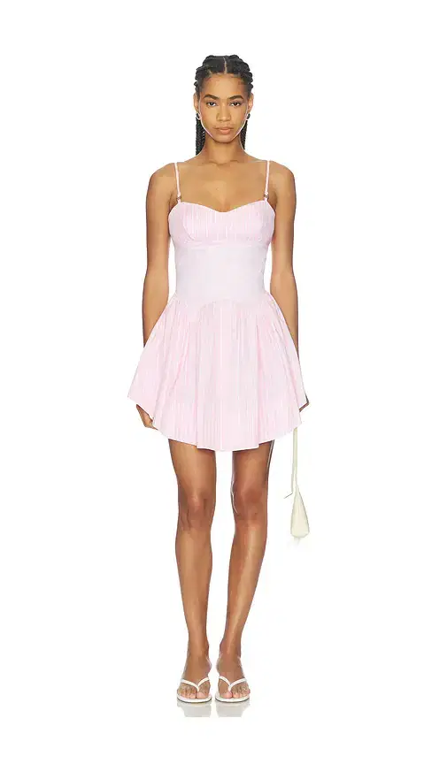 Short Button-up Garter Dress