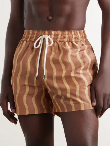 Frescobol Carioca La Marzocco Rio Straight-Leg Mid-Length Printed Swim Shorts - Men | Thumbnail 2 Frescobol Carioca La Marzocco Rio Straight-Leg Mid-Length Printed Swim Shorts - Men | Thumbnail 2