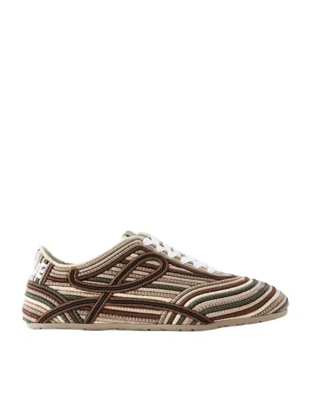 Loewe Paula's Ibiza Yago Embroidered Canvas Sneakers - Men