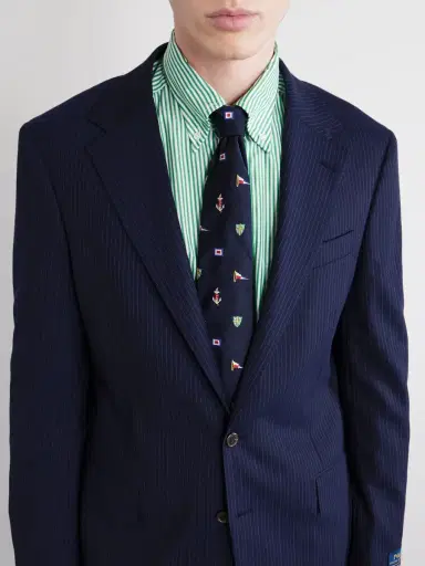 Polo Ralph Lauren Pinstriped Wool-Blend Suit Jacket - Men | Thumbnail 5 Polo Ralph Lauren Pinstriped Wool-Blend Suit Jacket - Men | Thumbnail 5