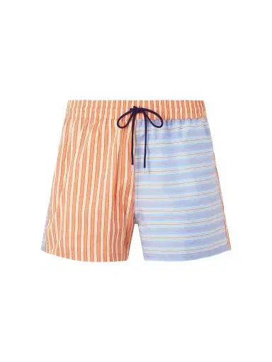 Paul Smith Straight-Leg Short-Length Striped Swim Shorts - Men | Thumbnail 1