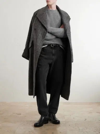 Canali Ribbed Wool and Cashmere-Blend Sweater - Men | Thumbnail 2 Canali Ribbed Wool and Cashmere-Blend Sweater - Men | Thumbnail 2