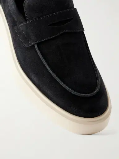 Officine Creative Frame 001 Suede Penny Loafers - Men | Thumbnail 5 Officine Creative Frame 001 Suede Penny Loafers - Men | Thumbnail 5