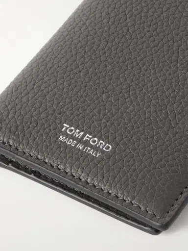 Tom Ford Full-Grain Leather Bifold Cardholder - Men | Thumbnail 3