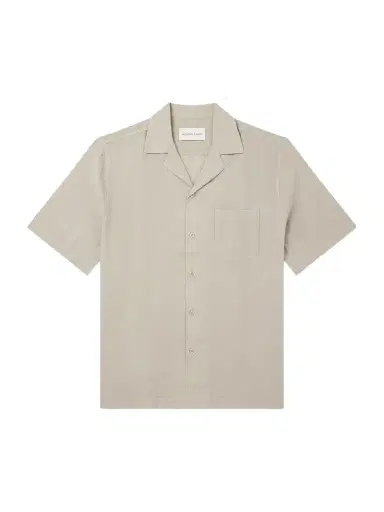 Frescobol Carioca Angelo Camp-Collar Linen Shirt - Men | Thumbnail 1