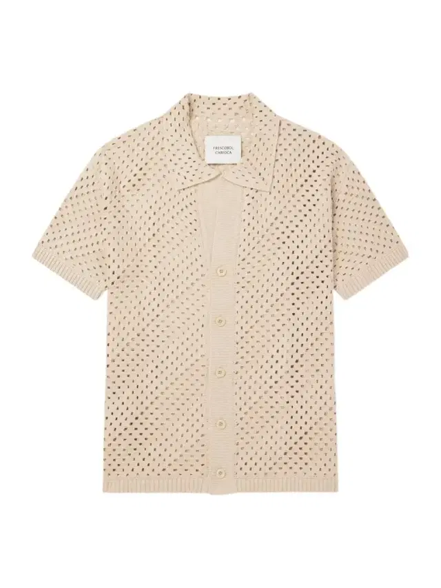 Frescobol Carioca Pinto Crocheted Cotton Shirt - Men