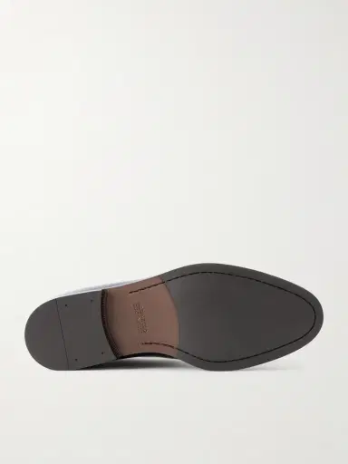 Brunello Cucinelli Evening Glossed Leather Loafers - Men | Thumbnail 3