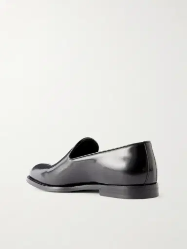 Brunello Cucinelli Evening Glossed Leather Loafers - Men | Thumbnail 4