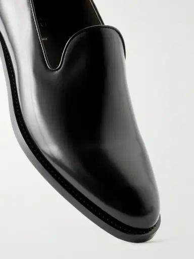 Brunello Cucinelli Evening Glossed Leather Loafers - Men | Thumbnail 5
