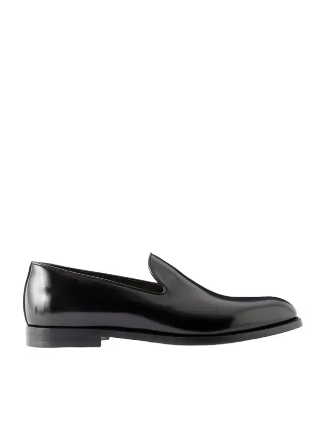 Brunello Cucinelli Evening Glossed Leather Loafer - Men