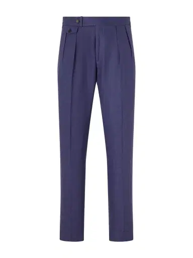 Polo Ralph Lauren Straight-Leg Pleated Linen Suit Trousers - Men | Thumbnail 1 Polo Ralph Lauren Straight-Leg Pleated Linen Suit Trousers - Men | Thumbnail 1