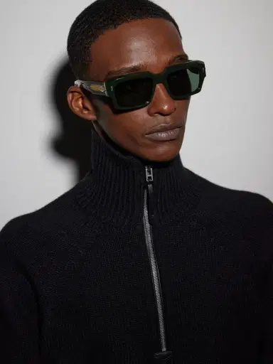 Jacques Marie Mage Dakota Rectangular-Frame Acetate Sunglasses - Men | Thumbnail 2