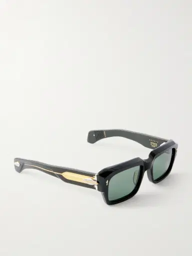 Jacques Marie Mage Dakota Rectangular-Frame Acetate Sunglasses - Men | Thumbnail 4