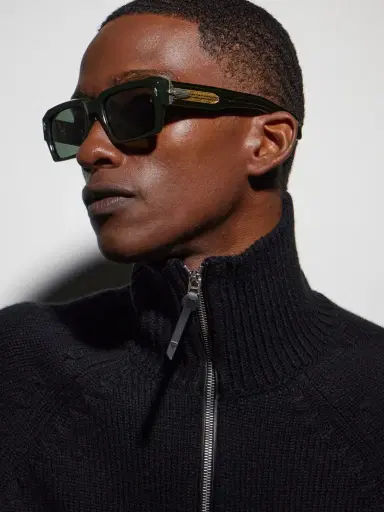 Jacques Marie Mage Dakota Rectangular-Frame Acetate Sunglasses - Men | Thumbnail 5