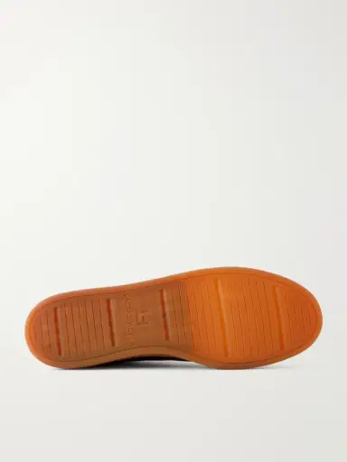 Officine Creative Militia 002 Suede-Trimmed Leather Sneakers - Men | Thumbnail 3