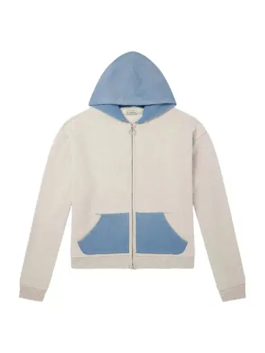 KAPITAL Colour-Block Cotton-Jersey Zip-Up Hoodie - Men | Thumbnail 1