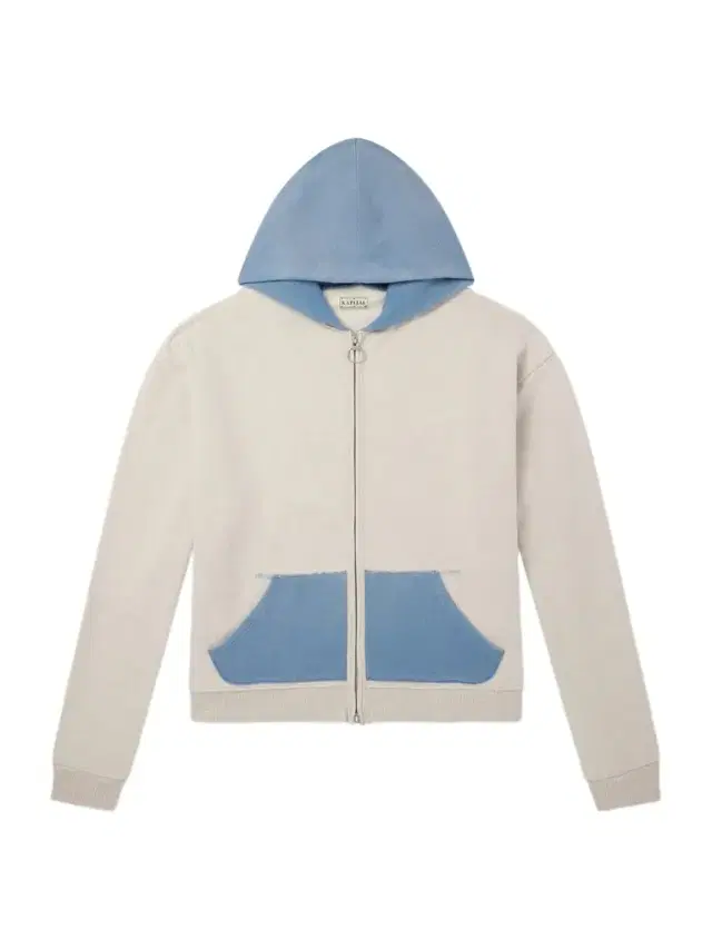 KAPITAL Colour-Block Cotton-Jersey Zip-Up Hoodie - Men