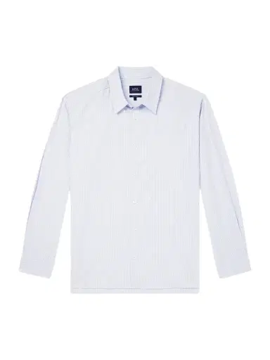 A.P.C. Malo Striped Organic Cotton Shirt - Men | Thumbnail 1 A.P.C. Malo Striped Organic Cotton Shirt - Men | Thumbnail 1