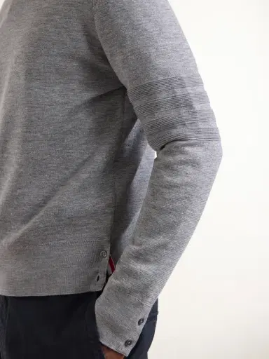 Thom Browne Milano Stitch Wool, Linen and Cotton-Blend Sweater - Men | Thumbnail 6 Thom Browne Milano Stitch Wool, Linen and Cotton-Blend Sweater - Men | Thumbnail 6