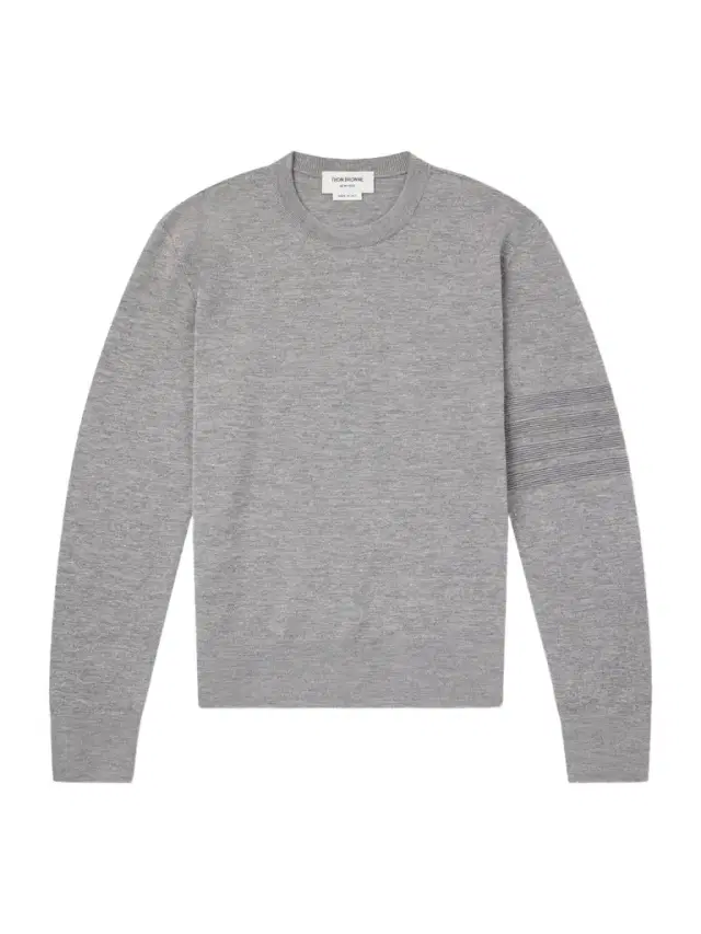 Thom Browne Milano Stitch Wool, Linen and Cotton-Blend Sweater - Men