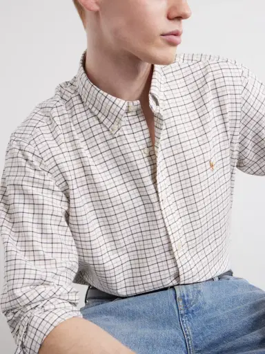 Polo Ralph Lauren Logo-Embroidered Checked Cotton Shirt - Men | Thumbnail 5