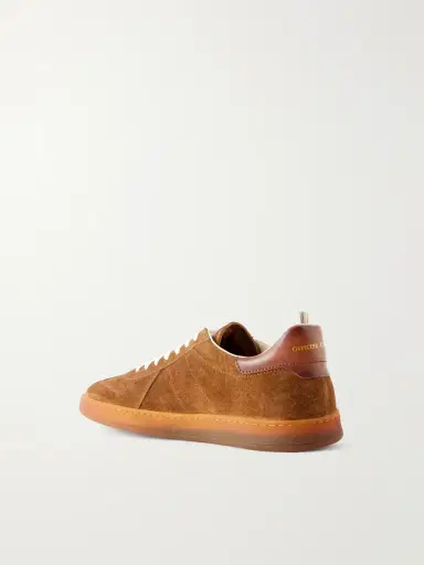 Officine Creative Militia 002 Leather-Trimmed Suede Sneakers - Men | Thumbnail 4 Officine Creative Militia 002 Leather-Trimmed Suede Sneakers - Men | Thumbnail 4