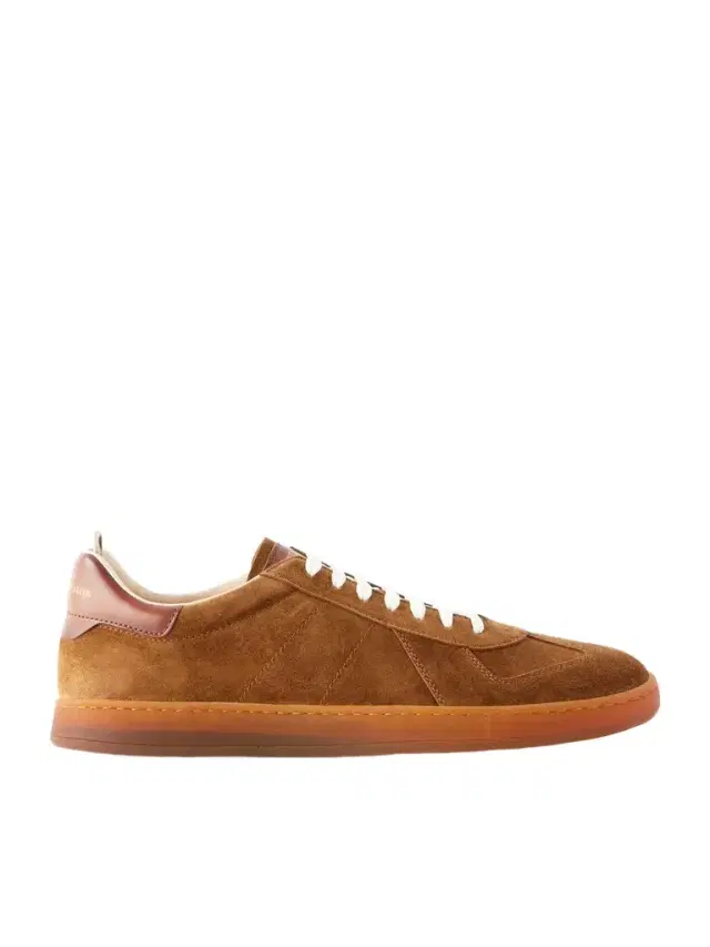Officine Creative Militia 002 Leather-Trimmed Suede Sneakers - Men