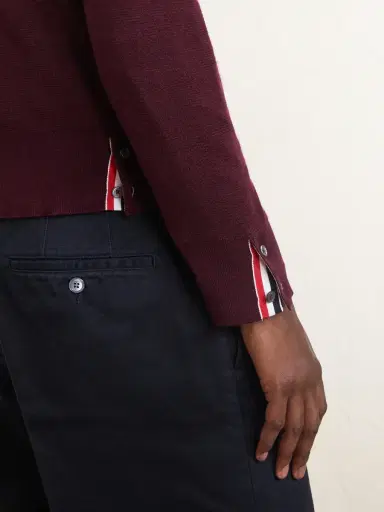 Thom Browne Milano Stitch Wool, Linen and Cotton-Blend Sweater - Men | Thumbnail 5 Thom Browne Milano Stitch Wool, Linen and Cotton-Blend Sweater - Men | Thumbnail 5