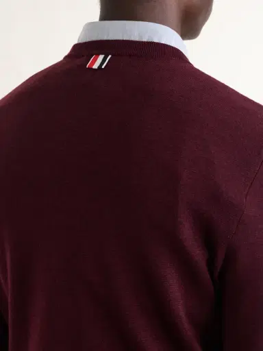 Thom Browne Milano Stitch Wool, Linen and Cotton-Blend Sweater - Men | Thumbnail 6 Thom Browne Milano Stitch Wool, Linen and Cotton-Blend Sweater - Men | Thumbnail 6