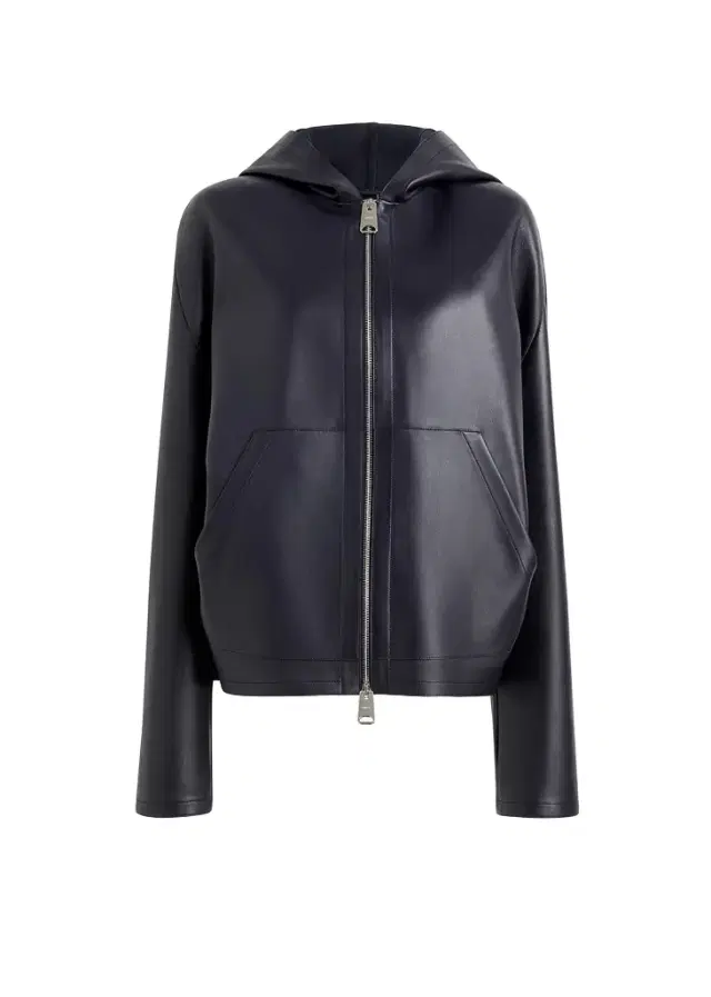 Khaite Darlo Jacket In Dark Navy Leather
