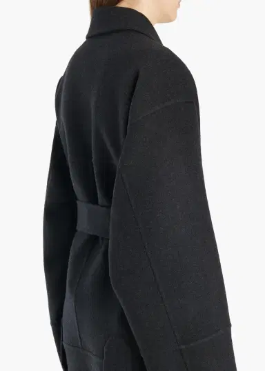 Khaite Alder Jacket In Charcoal Wool | Thumbnail 7