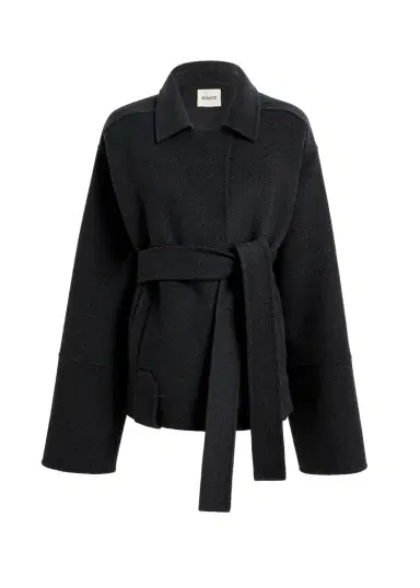 Khaite Alder Jacket In Charcoal Wool | Thumbnail 1