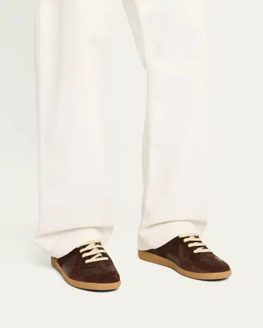 Maison Margiela Men's Replica Leather Low-Top Sneakers | Thumbnail 14 Maison Margiela Men's Replica Leather Low-Top Sneakers | Thumbnail 14