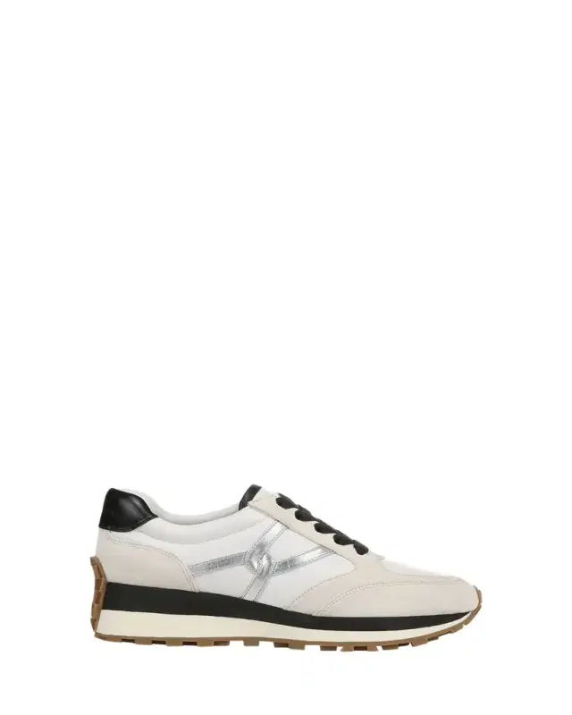 Veronica Beard Valentina Mixed Leather Retro Sneakers