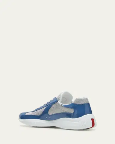 Prada Men's America's Cup Patent Leather Sneakers | Thumbnail 12