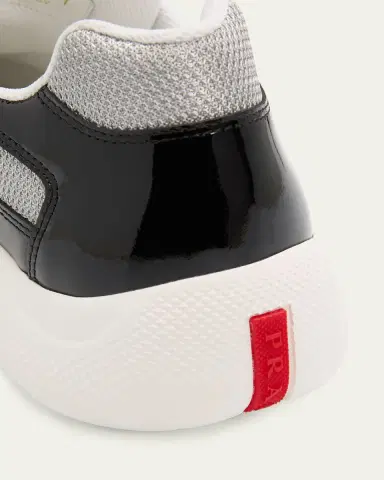 Prada Men's America's Cup Patent Leather Sneakers | Thumbnail 5
