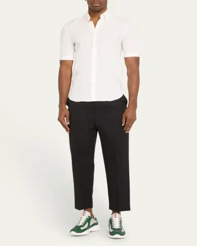 Prada Men's America's Cup Patent Leather Sneakers | Thumbnail 7