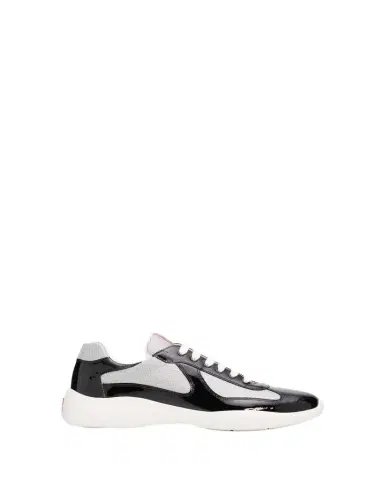 Prada Men's America's Cup Patent Leather Sneakers | Thumbnail 1