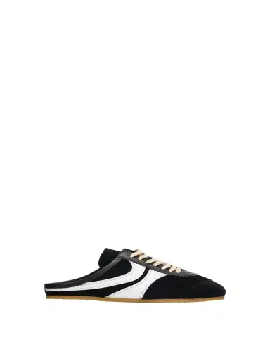 Dries Van Noten Suede Sneaker Mules | Thumbnail 1 Dries Van Noten Suede Sneaker Mules | Thumbnail 1